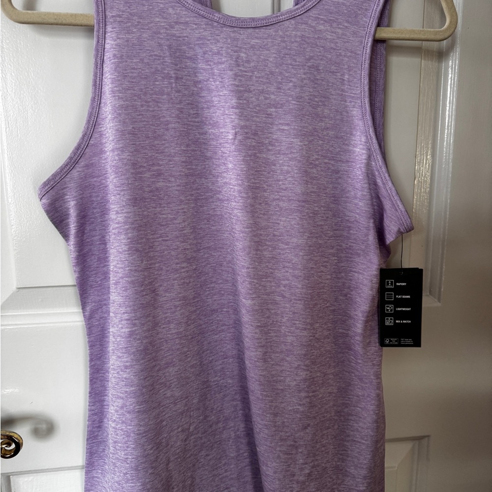 NWT Ideology Women's Purple Sleeveless Top M Med  Rapidry mix n match Active wea - Picture 2 of 6